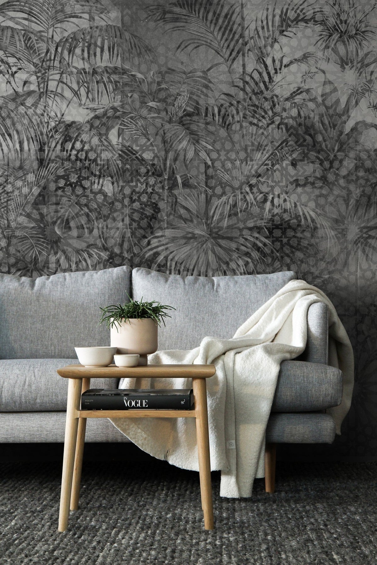 M3040-1 Palmas (M3040-1) Pentimento Mural by Tres Tintas