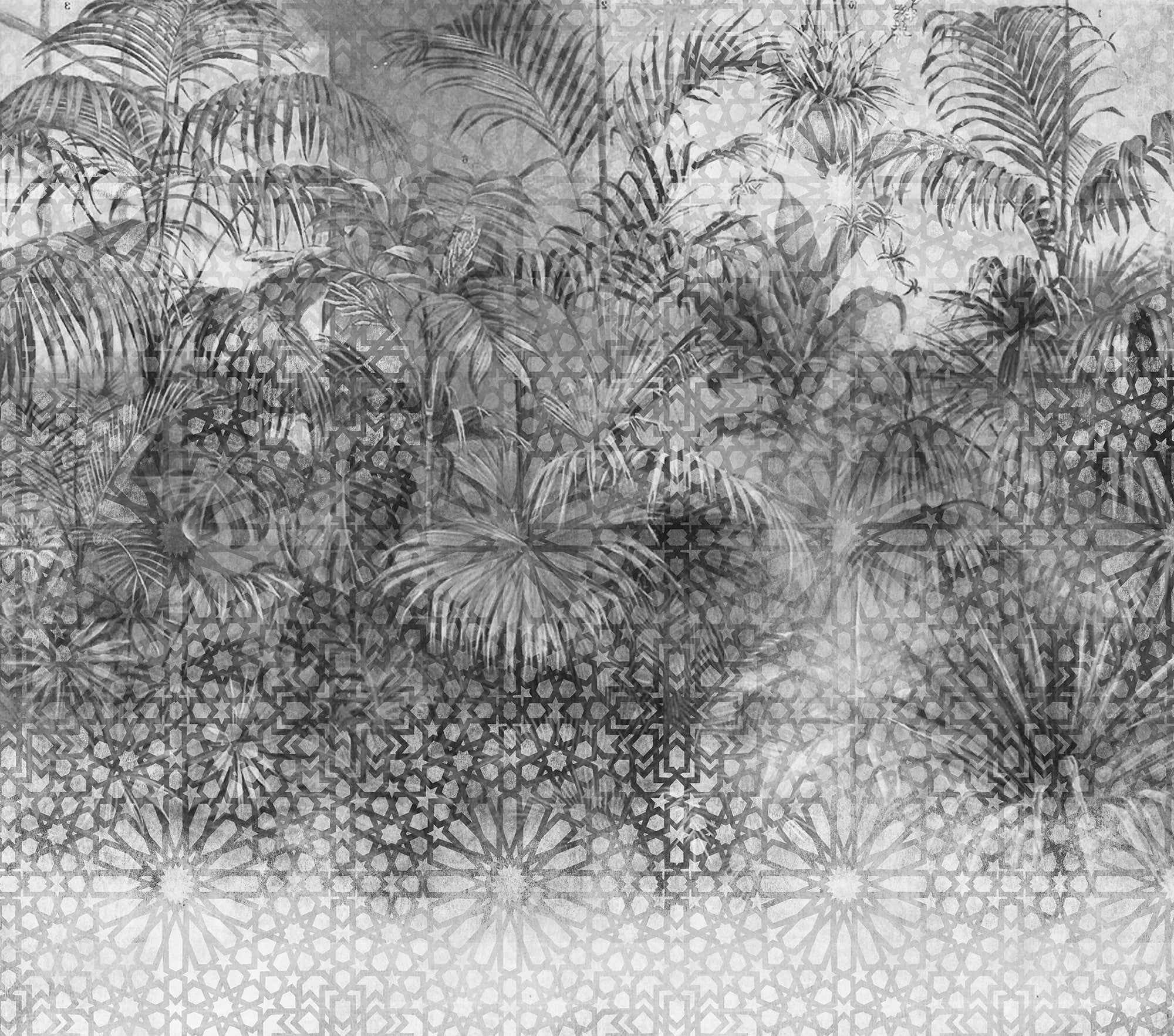 M3040-1 Palmas (M 3040-1) Pentimento Mural by Tres Tintas