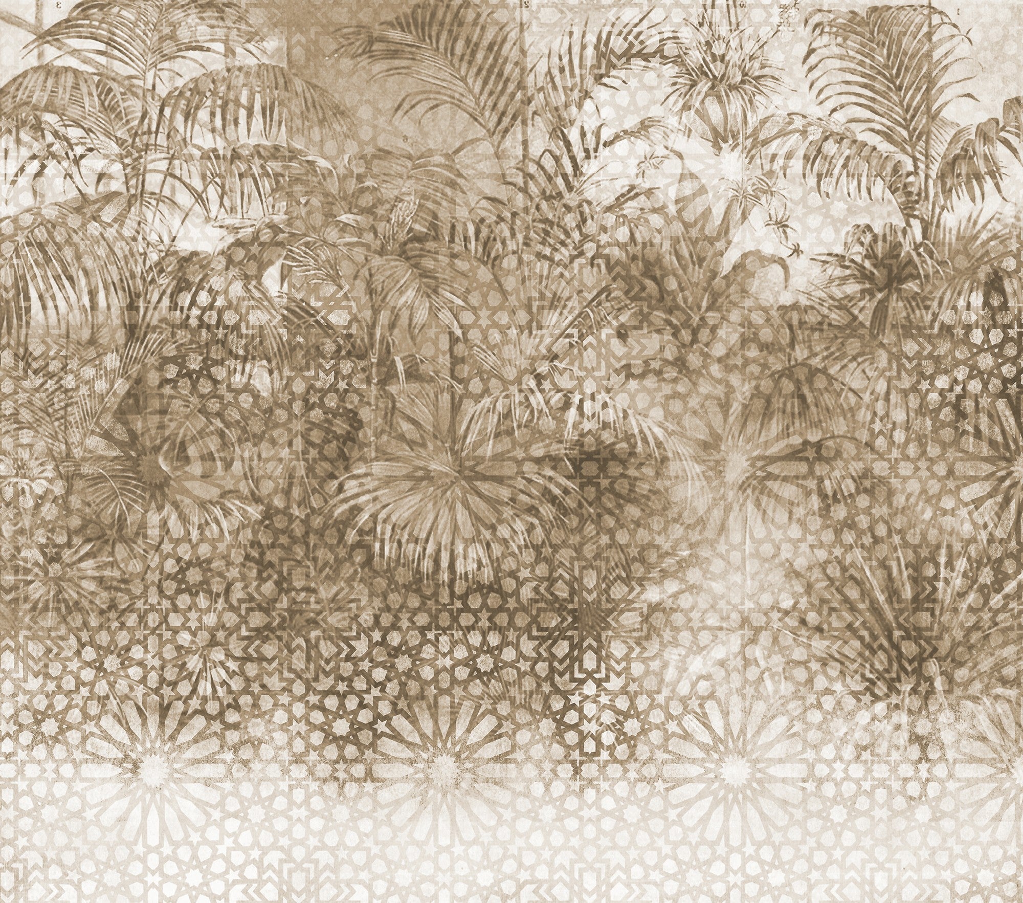 M3040-2 Palmas (M 3040-2) Pentimento Mural by Tres Tintas