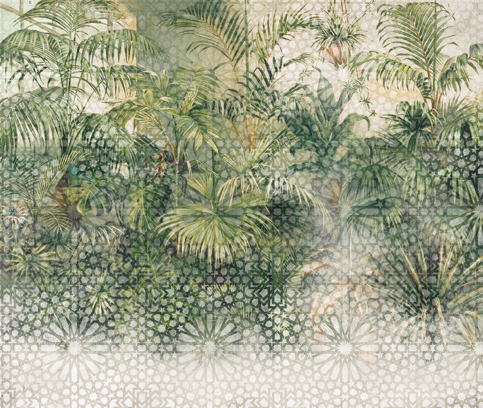 M3040-3 Palmas (M 3040-3) Pentimento Mural by Tres Tintas