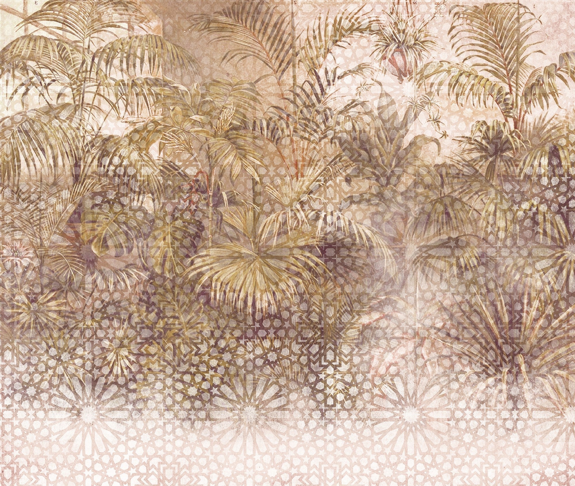 M3040-4 Palmas (M 3040-4) Pentimento Mural by Tres Tintas