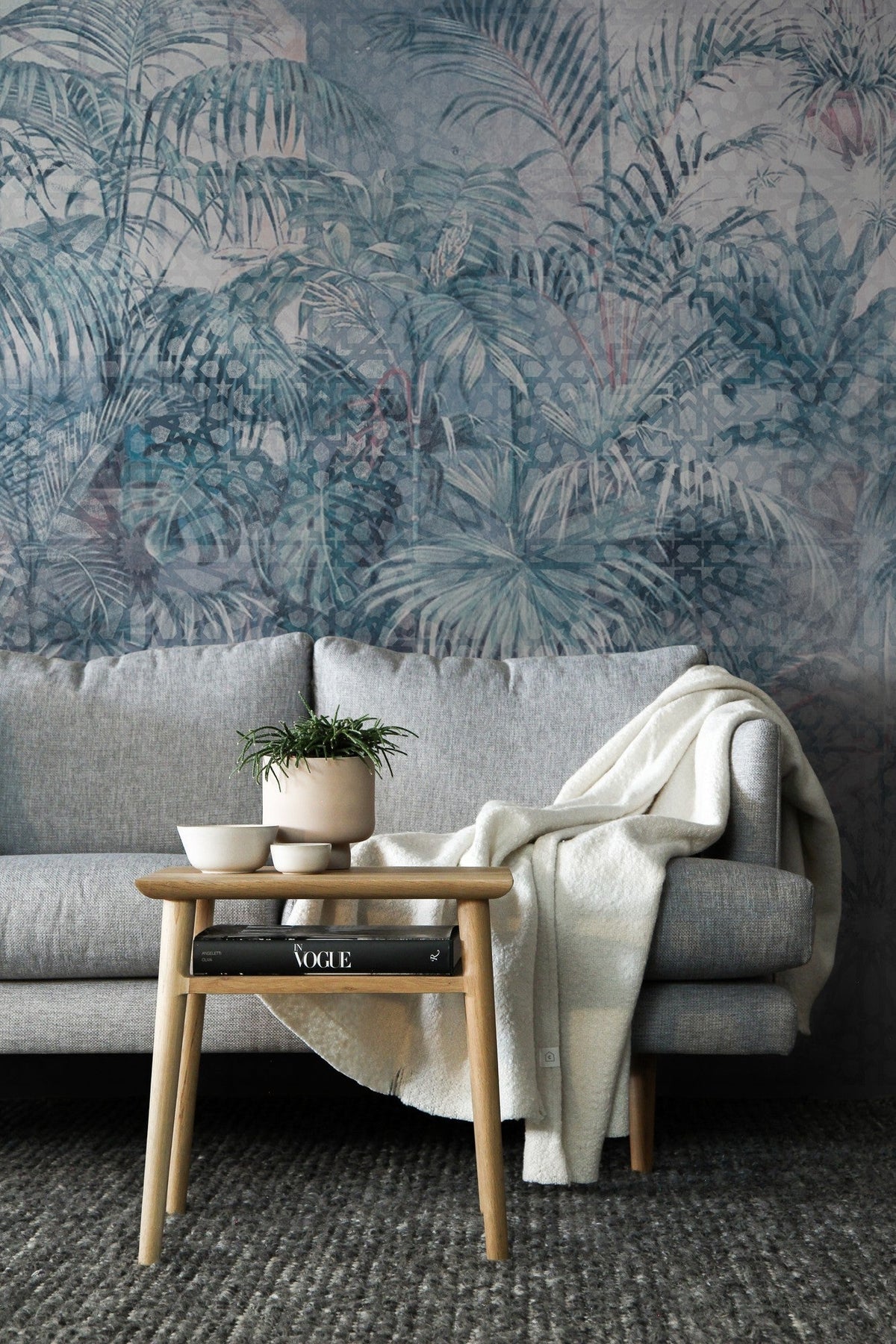 M3040-5 Palmas (M3040-5) Pentimento Mural by Tres Tintas