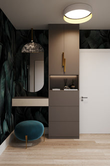 M3204-1 Lusco Blue Lemon Mural by Tres Tintas