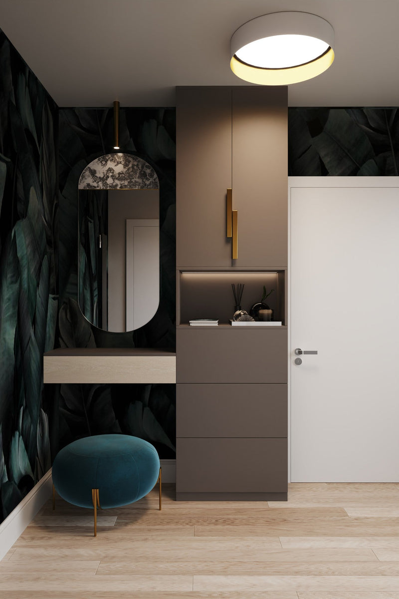 M3204-1 Lusco Blue Lemon Mural by Tres Tintas