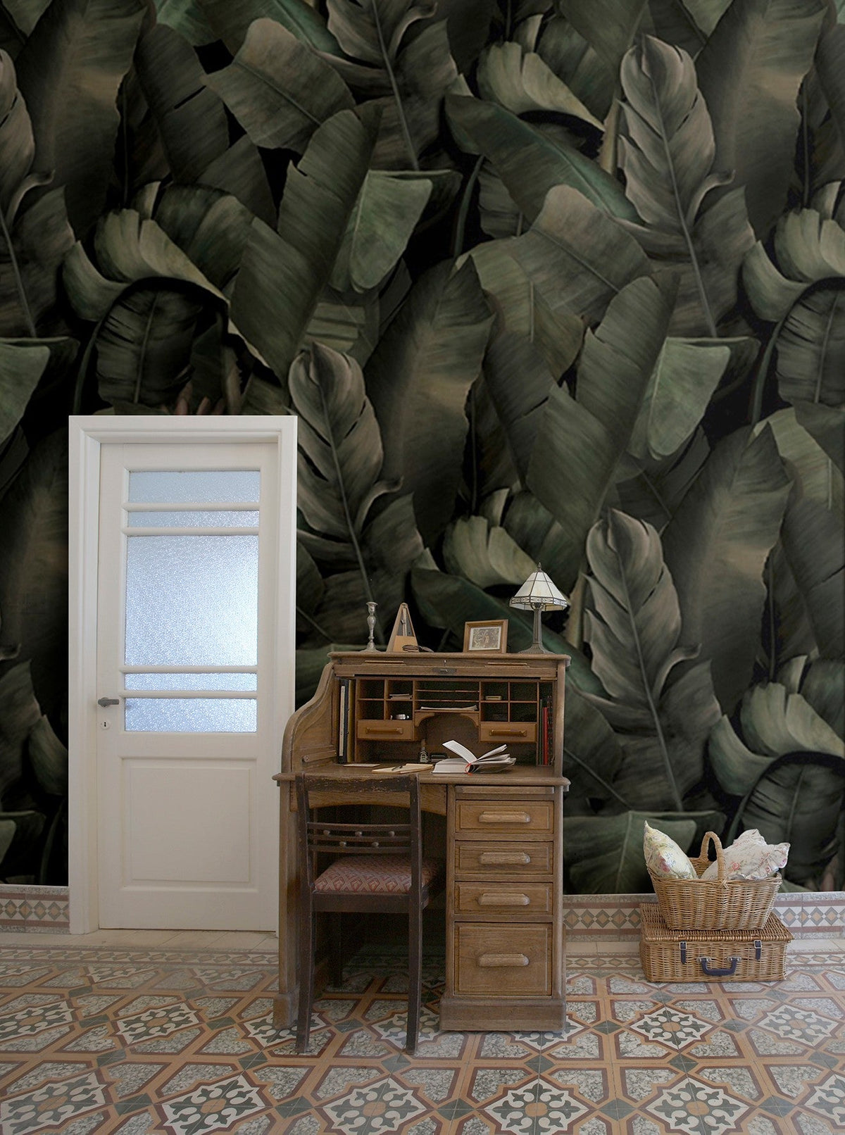 M3204-3 Lusco Green Lemon Mural by Tres Tintas