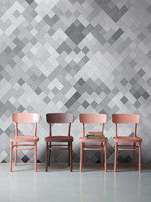 M3206-3 Serpe Grey Lemon Mural by Tres Tintas