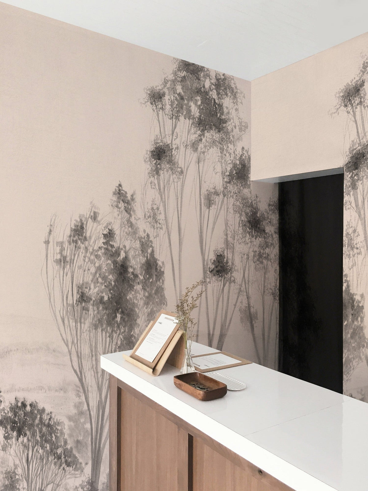 M3207-1 Vento Orange Lemon Mural by Tres Tintas