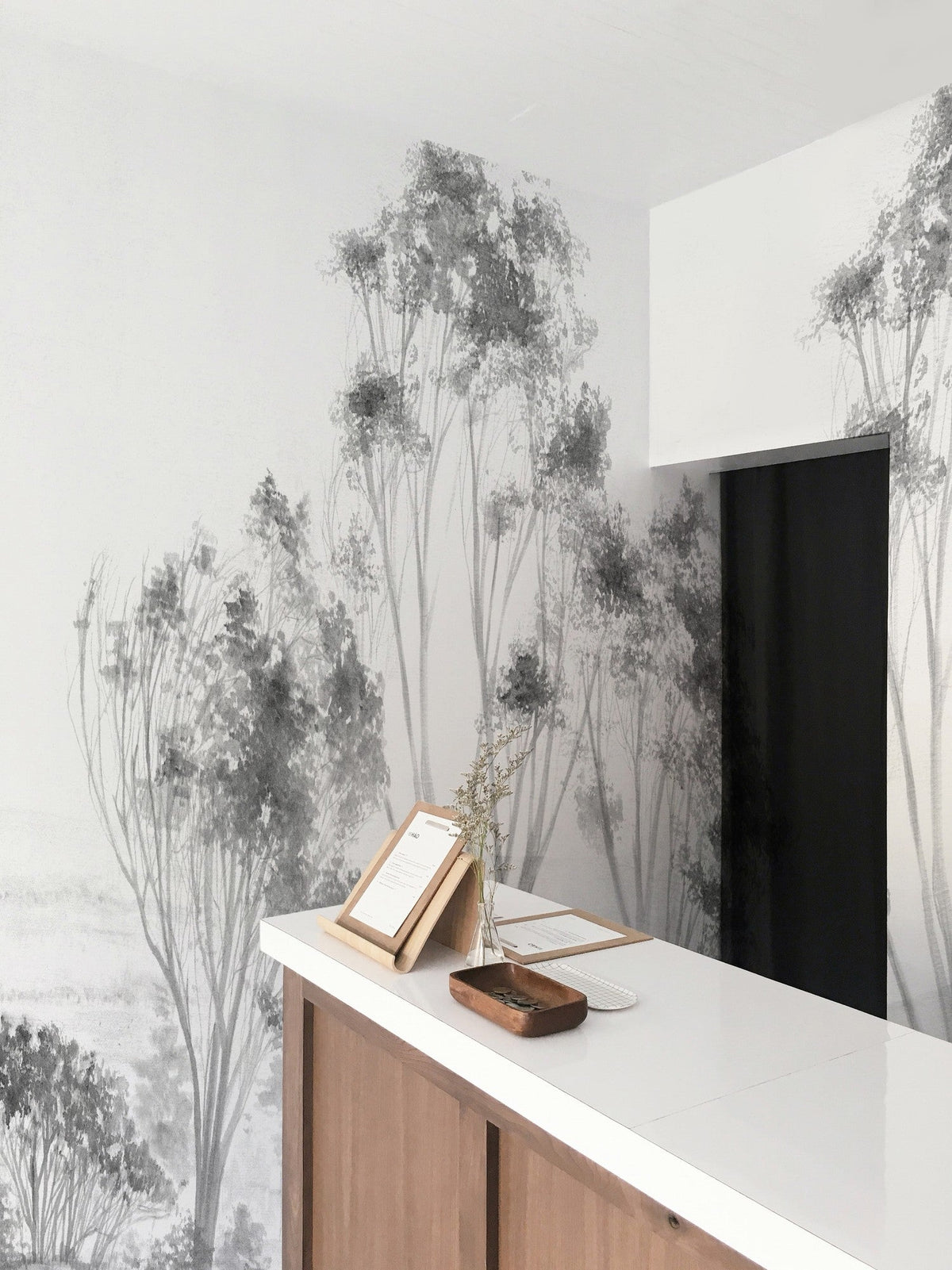 M3207-2 Vento White Lemon Mural by Tres Tintas