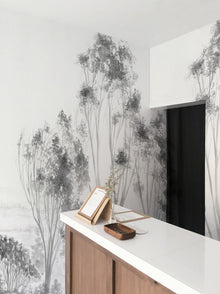 M3207-2 Vento White Lemon Mural by Tres Tintas