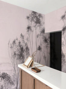 M3207-3 Vento Pink Lemon Mural by Tres Tintas