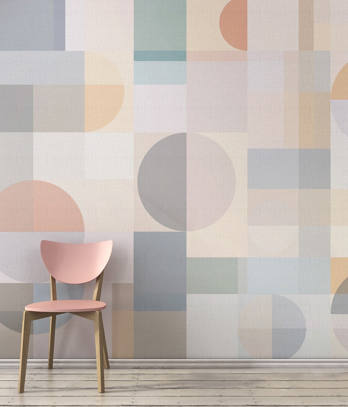 M3208-2 Xanela Yellow Lemon Mural by Tres Tintas