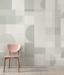 M3208-3 Xanela Green Lemon Mural by Tres Tintas