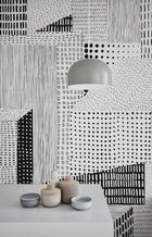 M3212-1 Choiva Black Lemon Mural by Tres Tintas