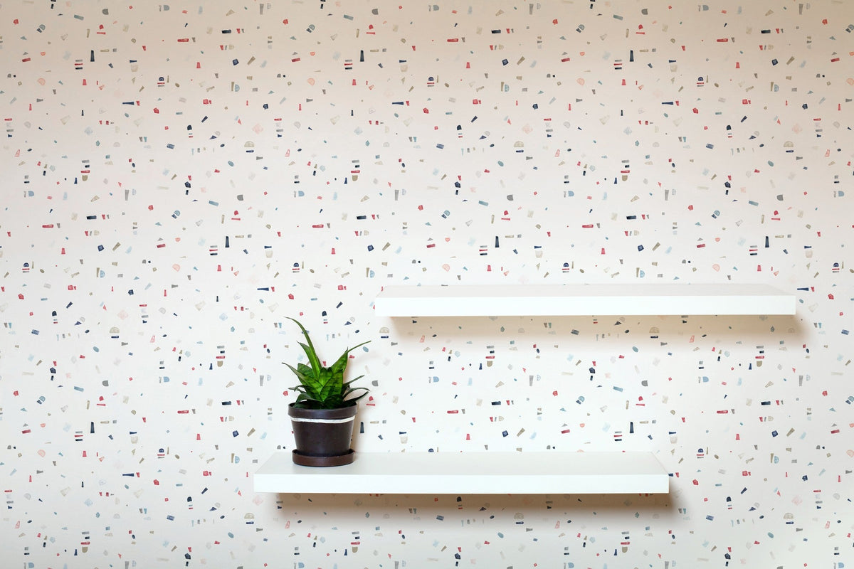 M3215-1 Xeito Blue Lemon Mural by Tres Tintas