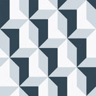 M3216-2 Caleira Blue Lemon Mural by Tres Tintas