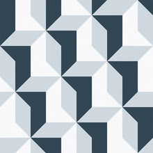 M3216-2 Caleira Blue Lemon Mural by Tres Tintas
