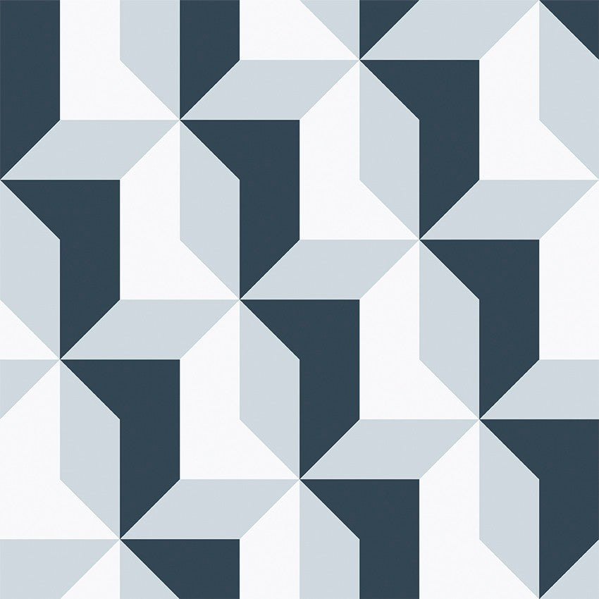 M3216-2 Caleira Blue Lemon Mural by Tres Tintas