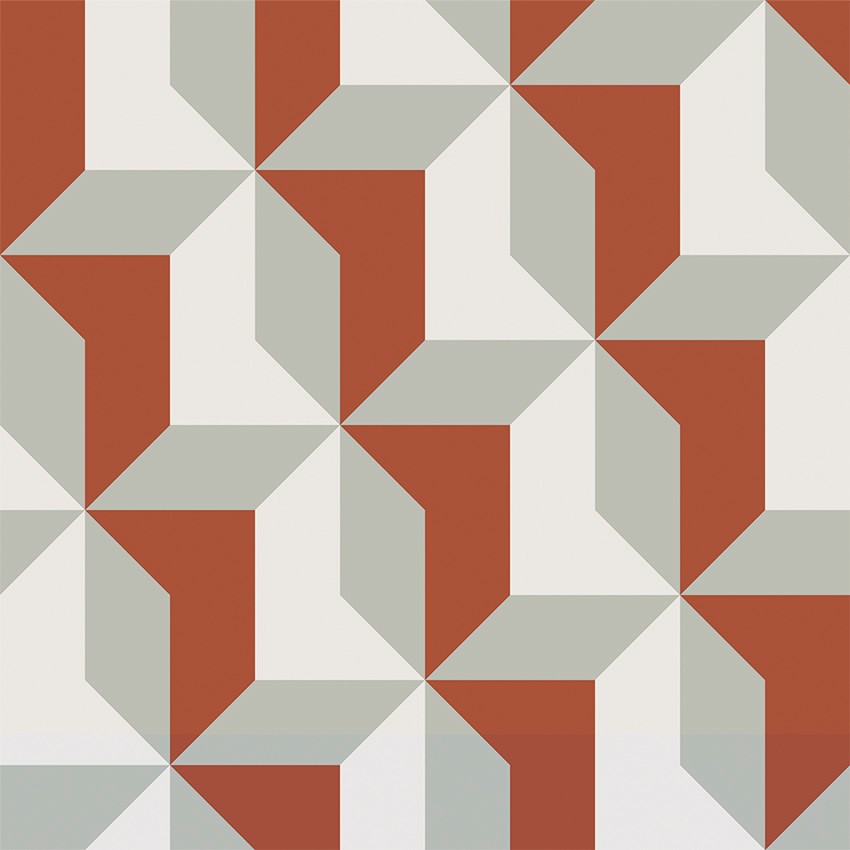M3216-3 Caleira Red Lemon Mural by Tres Tintas