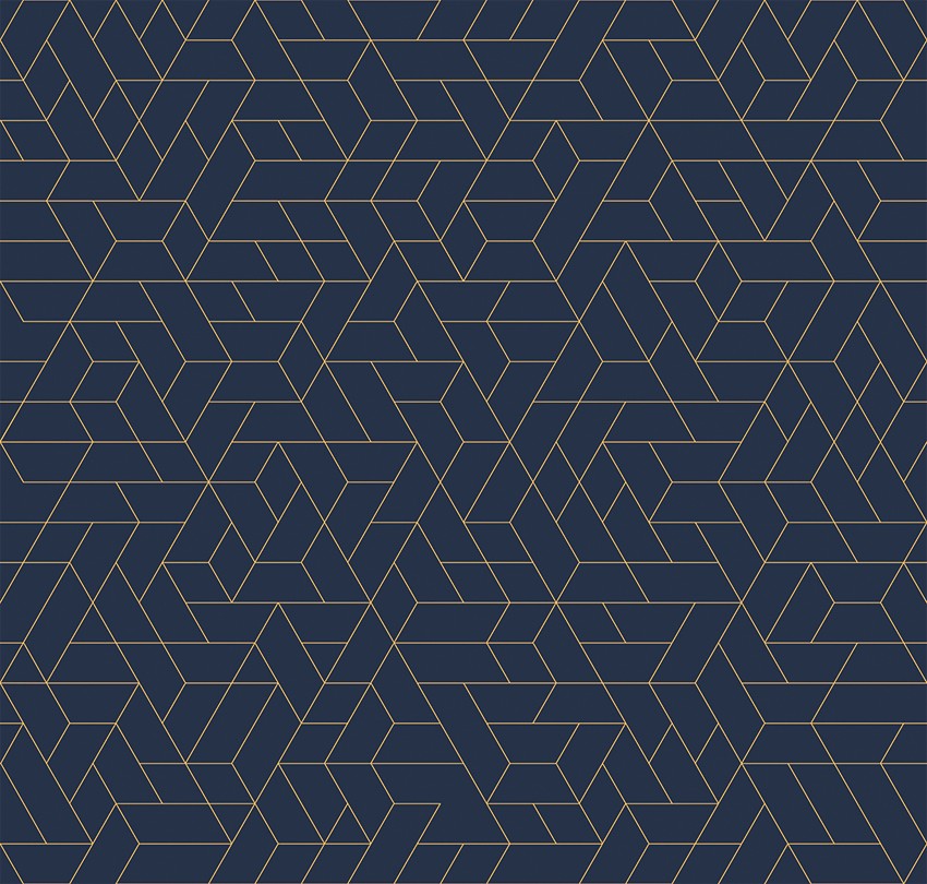 M3218-4 Enxame Blue Lemon Mural by Tres Tintas