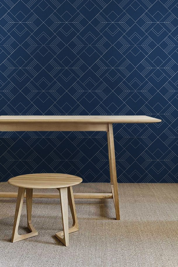 M3219-3 Agarimo Blue Lemon Mural by Tres Tintas