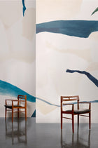 M3225-3 Chan Blue Lemon Mural by Tres Tintas