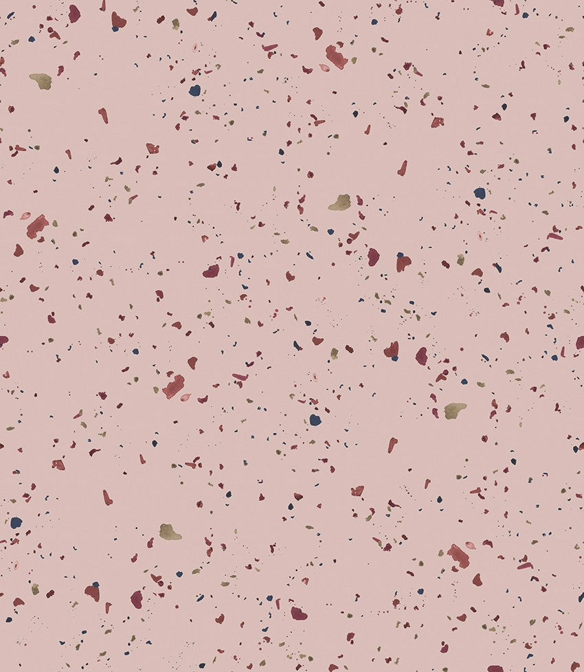 M3227-2 Mina Pink Lemon Mural by Tres Tintas