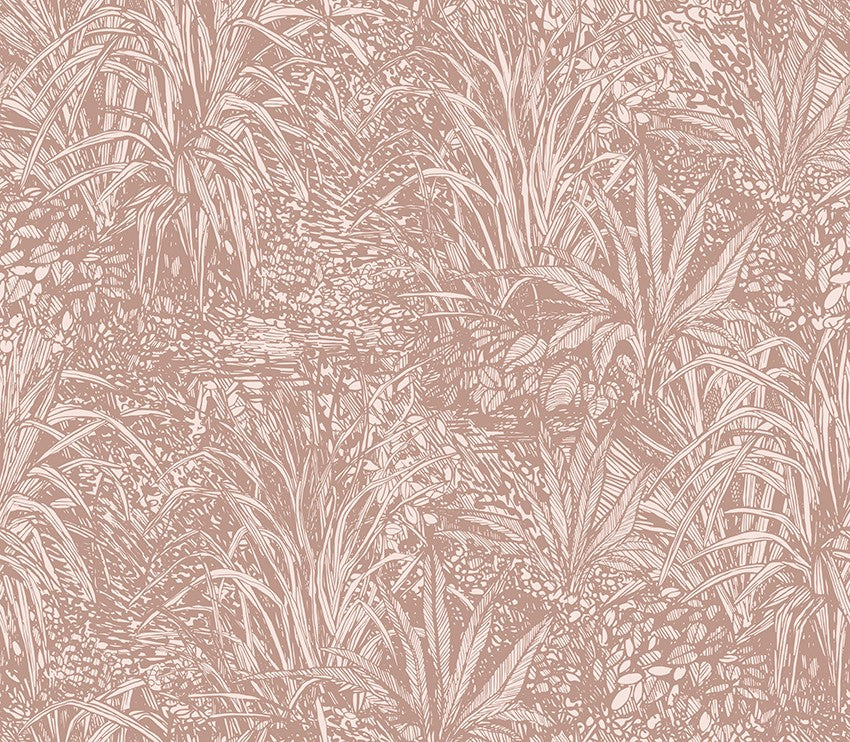 M3232-1 Xungla Pink Lemon Mural by Tres Tintas