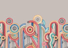 M3401-2 Caligrama Misc Rúbrica Mural by Tres Tintas