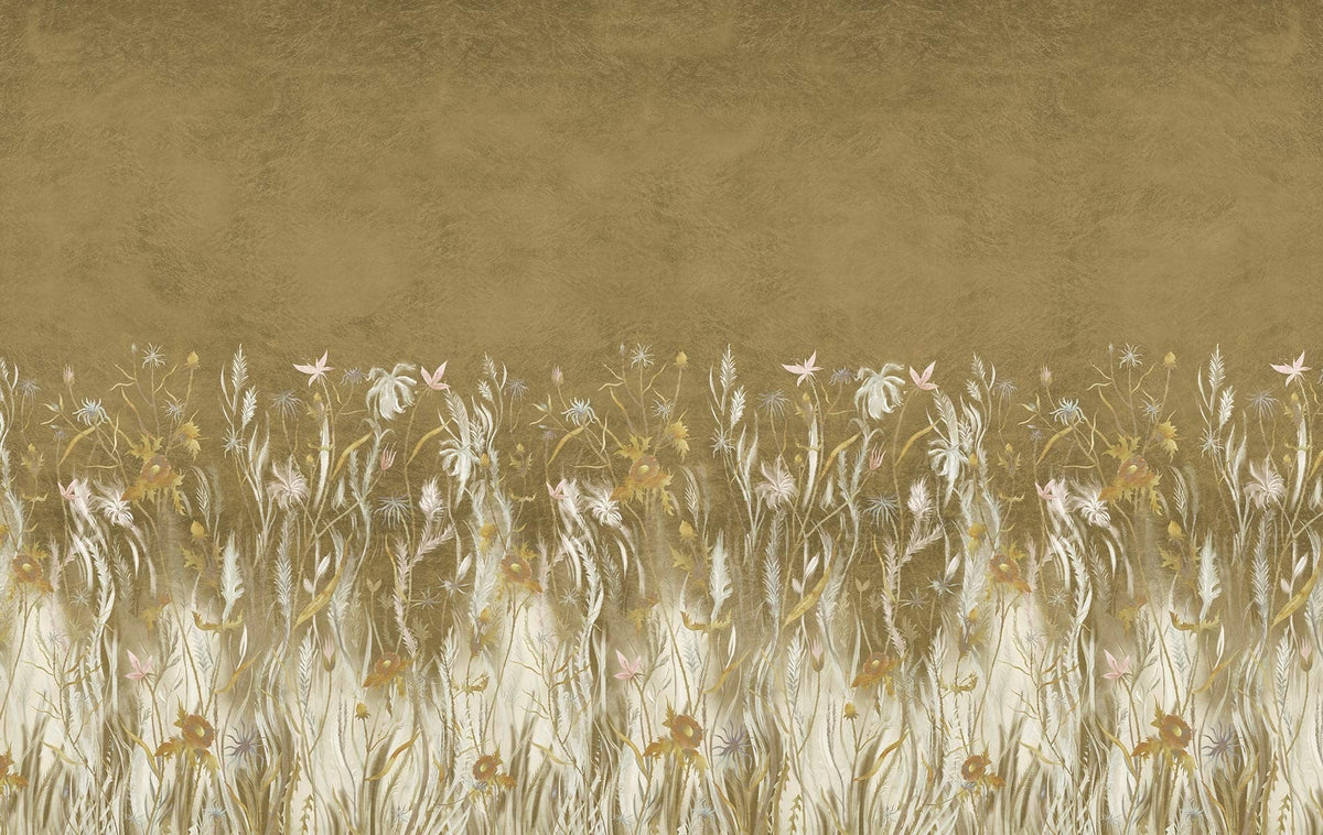 M3507-2 Bahaca Gold Gaia Mural by Tres Tintas
