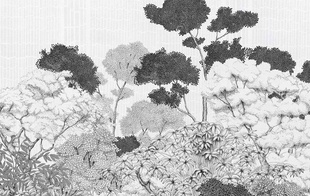 M3508-3 Kyoto Green Gaia Mural by Tres Tintas
