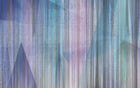 M3511-1 Geo Pink Gaia Mural by Tres Tintas