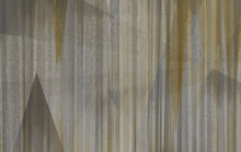 M3511-3 Geo Gold Gaia Mural by Tres Tintas