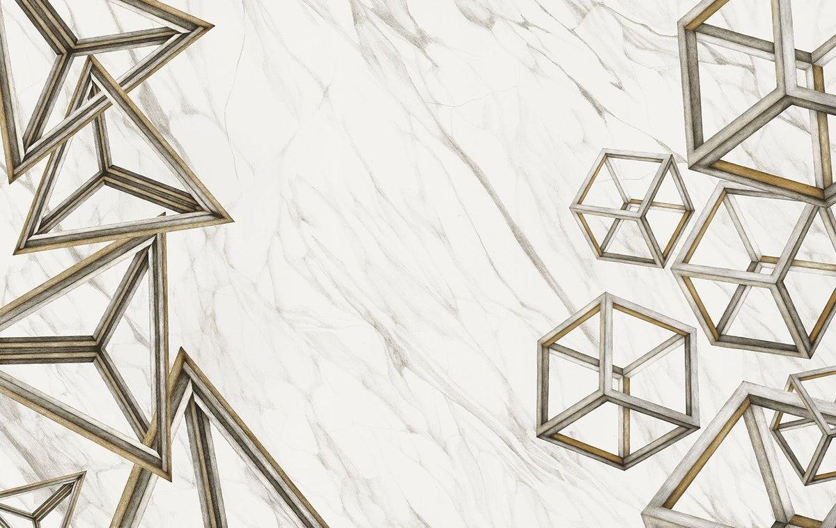 M3513-1 Mara Gold Gaia Mural by Tres Tintas