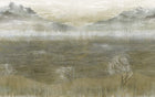 M3518-2 Nébula Green Gaia Mural by Tres Tintas