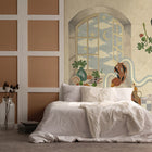 M3701-1 Somnis Beige Llar Mural by Tres Tintas