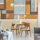 M3702-1 Xubec Yellow, Ochre Llar Mural by Tres Tintas