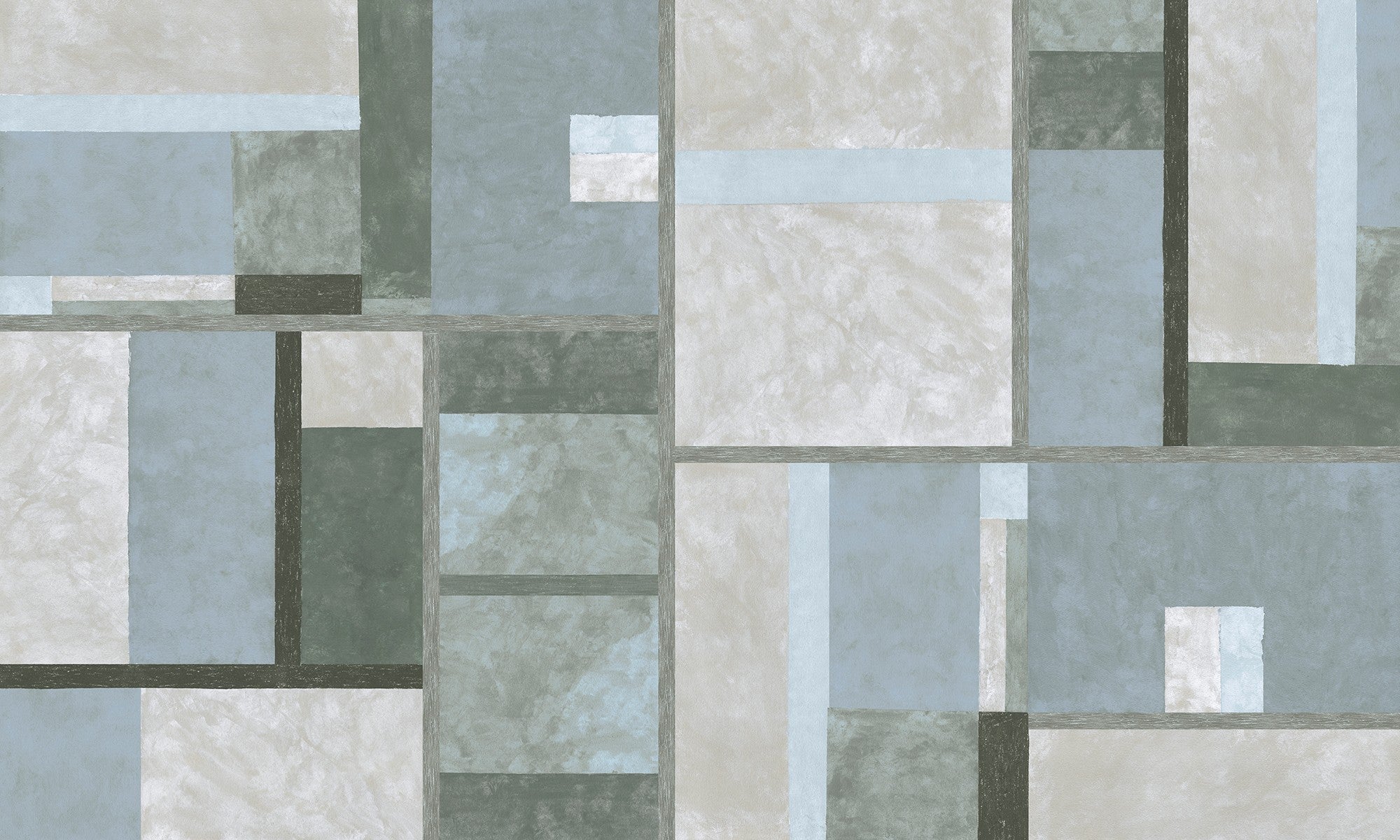 M3702-3 Xubec Blue Llar Mural by Tres Tintas