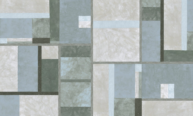 M3702-3 Xubec Blue Llar Mural by Tres Tintas