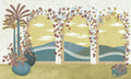 Voltes Yellow Llar Mural by Tres Tintas