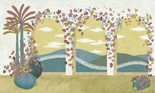 M3703-1 Voltes Yellow Llar Mural by Tres Tintas