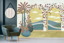 M3703-1 Voltes Yellow Llar Mural by Tres Tintas