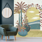 M3703-1 Voltes Yellow Llar Mural by Tres Tintas