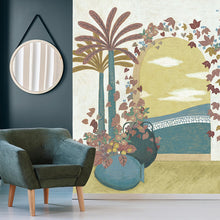 M3703-1 Voltes Yellow Llar Mural by Tres Tintas