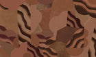 M3901-4 Brutalista Brown Dankie Mural by Tres Tintas
