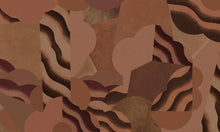 M3901-4 Brutalista Brown Dankie Mural by Tres Tintas