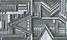 M3902-1 Alika Blue Dankie Mural by Tres Tintas
