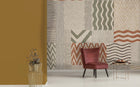 M3904-1 Cotorras Beige Dankie Mural by Tres Tintas