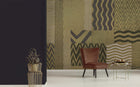 M3904-2 Cotorras Yellow, Ochre Dankie Mural by Tres Tintas