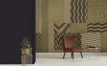 M3904-2 Cotorras Yellow, Ochre Dankie Mural by Tres Tintas