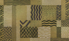 M3904-2 Cotorras Yellow, Ochre Dankie Mural by Tres Tintas